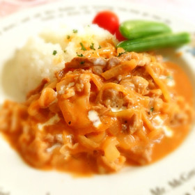 我が家の簡単美味しい♬ビーフストロガノフ